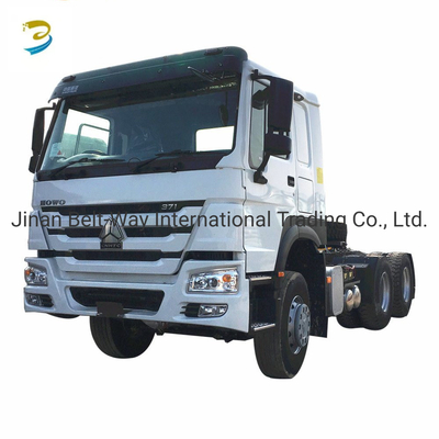 سینوتروک HOWO کامیون کشیدن استفاده شده 6X4 371-450HP کامیون تراکتور با گواهینامه تایر ISO