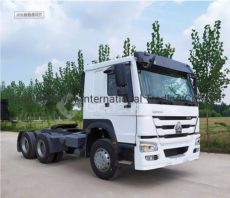 سینوتروک HOWO کامیون کشیدن استفاده شده 6X4 371-450HP کامیون تراکتور با گواهینامه تایر ISO