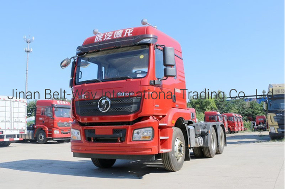 رقابتی استفاده شده Shacman 6 * 4 375HP F3000 Shacman سر کامیون با ظرفیت بار 21-30t