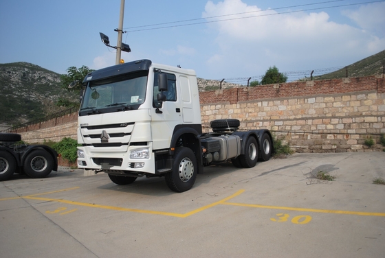 Sinotruk HOWO 6X4 تراکتور کامیون 371HP/420HP کامیون های چینی 5800*2300*1500mm در بهترین حالت