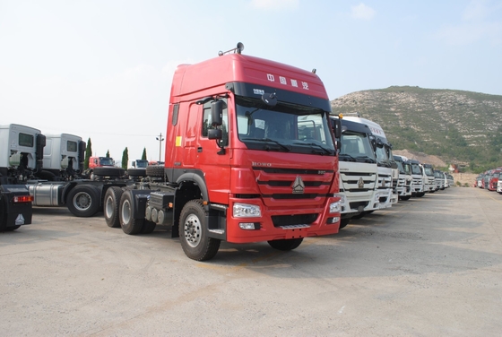 فروش کامیون تراکتور Sinotruk با استاندارد انتشار یورو 2 5600x2300x1500