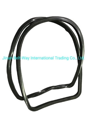 Sinotruk HOWO قطعات کامیون شیشه جلو مهر و موم لاستیک Wg1642710002 استاندارد رقابتی