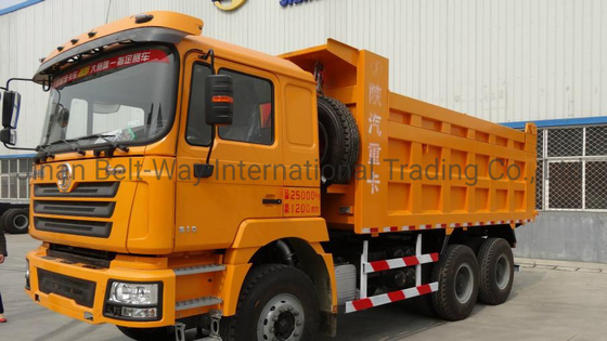 کامیون استفاده شده Shacman 350HP Shacman F3000 کامیون 25 تن با استاندارد انتشار یورو 2