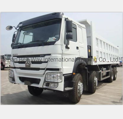 دست دوم 7.3m HOWO Diesel Dump Truck 8*4 371HP در زمان تحویل تخمین زده شده