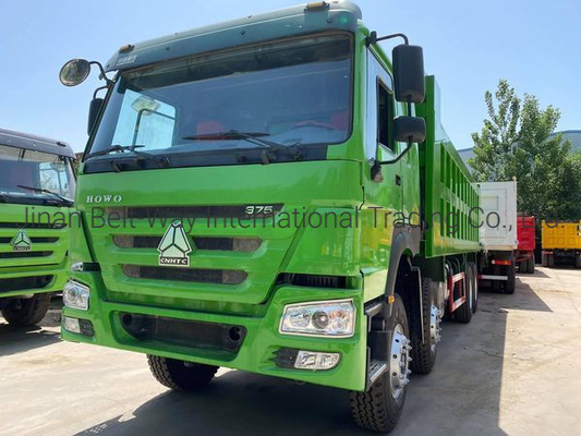 6.8m 7.3m 30ton Sinotruk کار سنگین استفاده شده 8*4 HOWO کامیون زباله کش