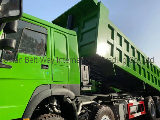 6.8m 7.3m 30ton Sinotruk کار سنگین استفاده شده 8*4 HOWO کامیون زباله کش