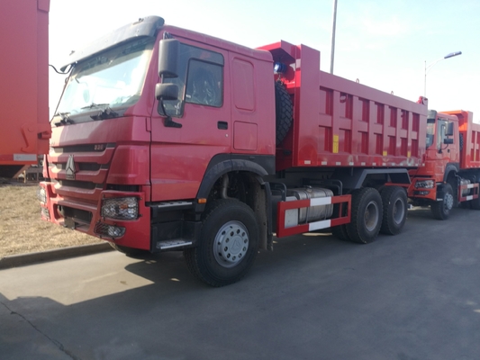6 × 4 چرخ ران Sinotruk HOWO Shancman FAW کامیون های زباله ریخته گری با ظرفیت بارگذاری بالا