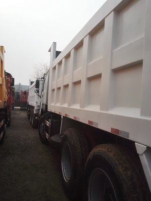 6 × 4 چرخ ران Sinotruk HOWO Shancman FAW کامیون های زباله ریخته گری با ظرفیت بارگذاری بالا