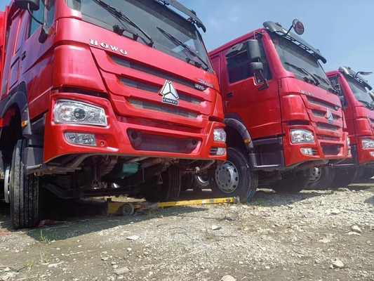 طراحی لاستیک بدون لوله سینوتروک HOWO 336-380HP کامیون های زباله با قدرت 351-450 اسب