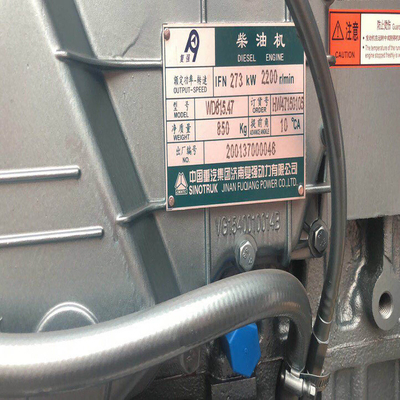 موتور دیزل Sinotruk سرعت بالا 9.726L Wd615.47 برای فروش کامیون HOWO