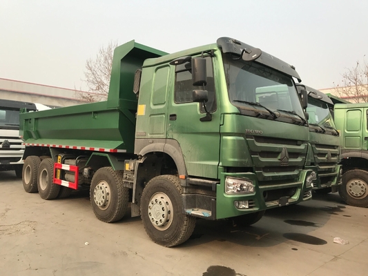 گواهینامه ایزو 12 چرخ LHD سینوتروک HOWO 8X4 RC کامیون تپ 60 تن آمپر آمپر آمپر