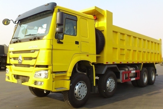 گواهینامه ایزو 12 چرخ LHD سینوتروک HOWO 8X4 RC کامیون تپ 60 تن آمپر آمپر آمپر