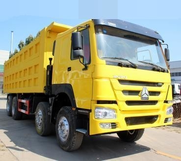 کامیون سنگین استفاده شده HOWO 6*4 8*4 آمپر آمپر آمپر آمپر با ظرفیت موتور>8L