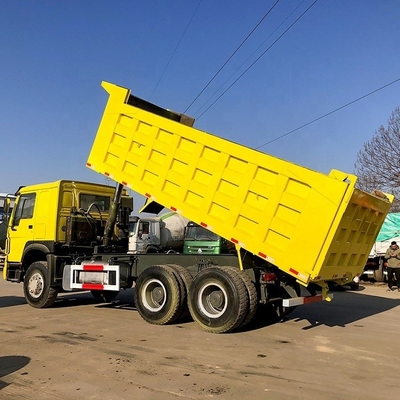 کامیون سنگین استفاده شده HOWO 6*4 8*4 آمپر آمپر آمپر آمپر با ظرفیت موتور>8L