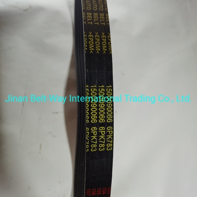 قطعات سیستم چرخ ران Sinotruk HOWO کمربند فن کامیون 6pk783 Vg1500090066 در سیاه