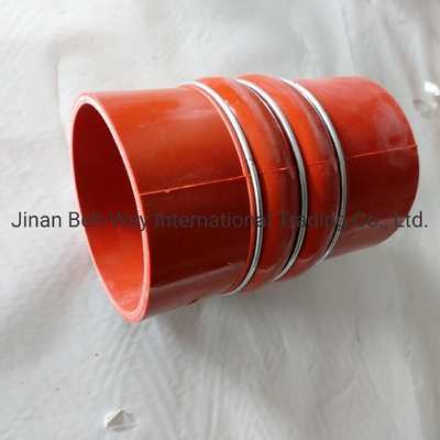 دلار پرداخت پشتیبانی شده Sinotruk HOWO قطعات کامیون Intercooler Outlet Hose Wg9719530108