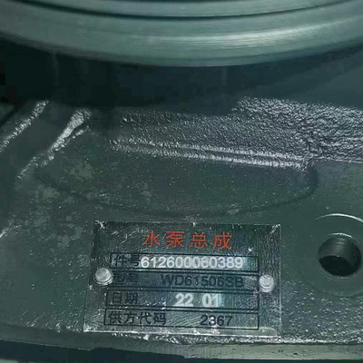 پمپ آب 612600060389 برای Sinotruck HOWO Shacman FAW Dongfeng قطعات اصلی