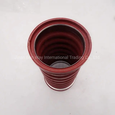 0.6 کیلوگرم لوله لاستیکی خروجی بین خنک کننده برای Sinotruck HOWO قطعات قطعی کامیون Wg9925530058