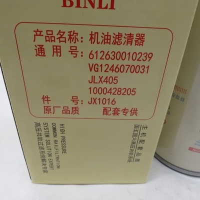 Vg1246070031 Sinotruk HOWO بسته فیلتر روغن کامیون ضایعات اندازه 30.00cm * 20.00cm * 2.00cm